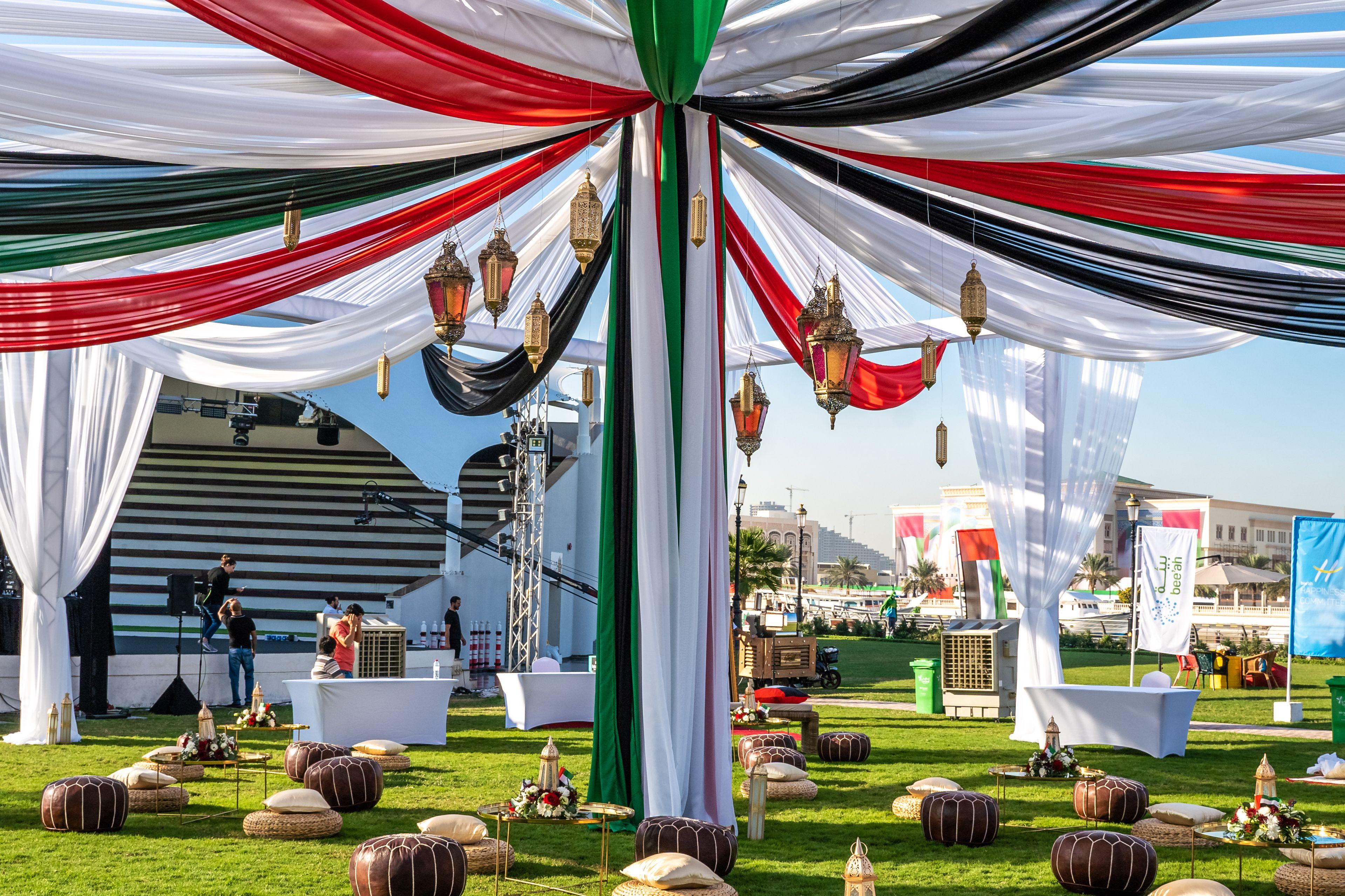 Tent & decor styling